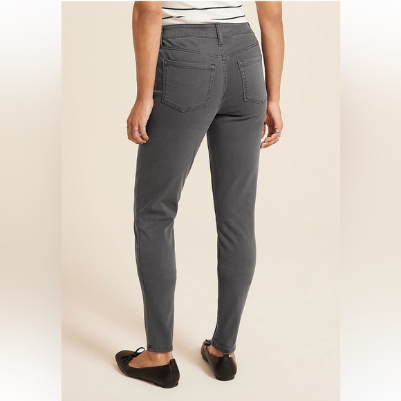 Maurice’s Grey High Waisted Color Jeggings Size 18 Reg (Hemmed to Petite Length) - Picture 3 of 16